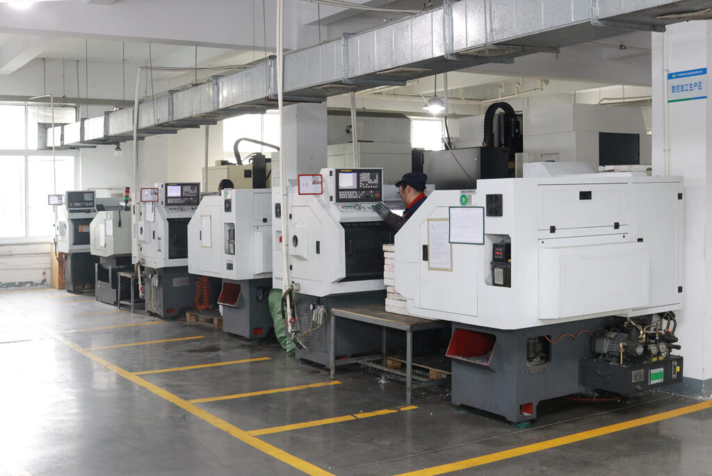 digital control lathe workshop from Zenhite hardware