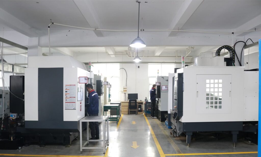 CNC machining workshop at Zenhite Hardware