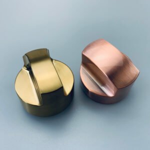 High premium golden plated finish gas stove knobs